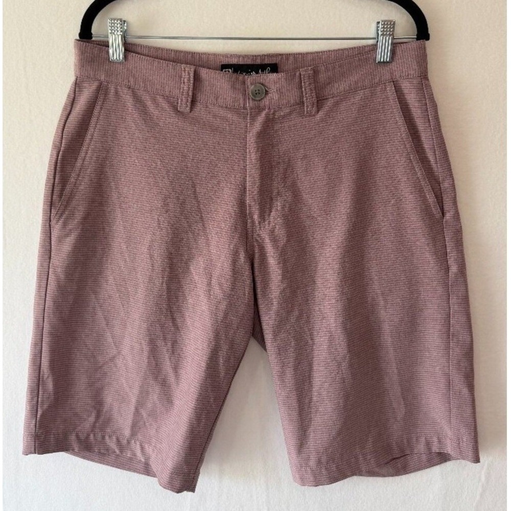 TravisMathew Purple Golf Shorts Size 32 Performance Stretch 11" Inseam